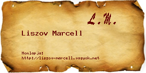 Liszov Marcell névjegykártya